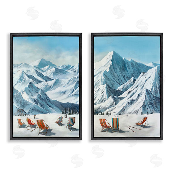 Stupell Industries Max Maxx | Lounging At Ski Lifts