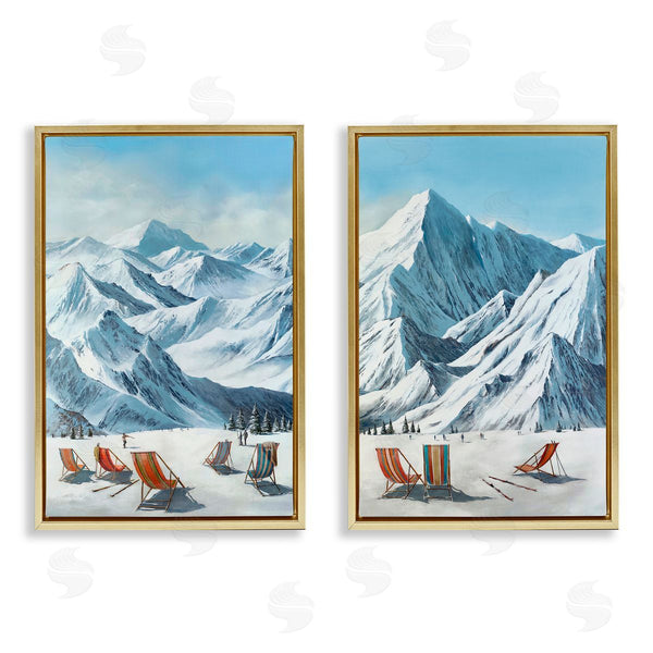 Stupell Industries Max Maxx | Lounging At Ski Lifts