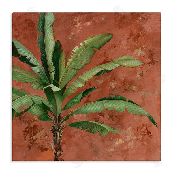 stupell industries Max Maxx | Palm on Muted Red