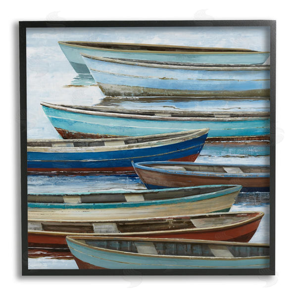 Stupell Industries Max Maxx | Rustic Canoes On Lake