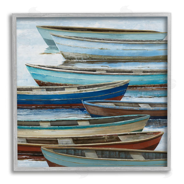 Stupell Industries Max Maxx | Rustic Canoes On Lake