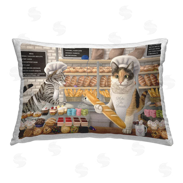 Stupell Industries Mehu Art | Meow Bakery Funny Cats