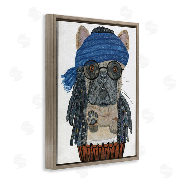Stupell Industries Melissa Symons | Pug With Dreads