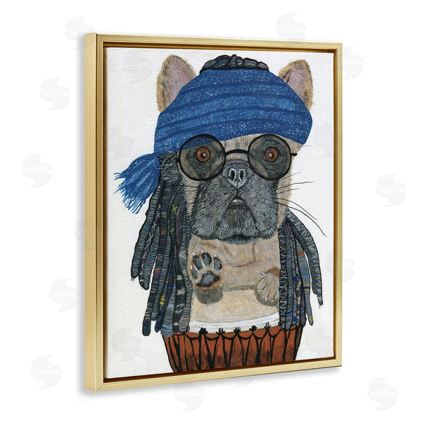 Stupell Industries Melissa Symons | Pug With Dreads