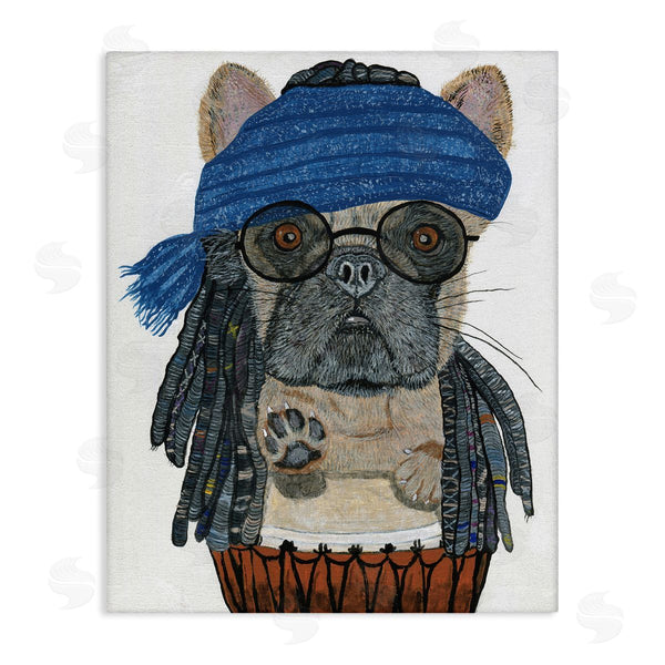 stupell industries Melissa Symons | Pug with Dreads