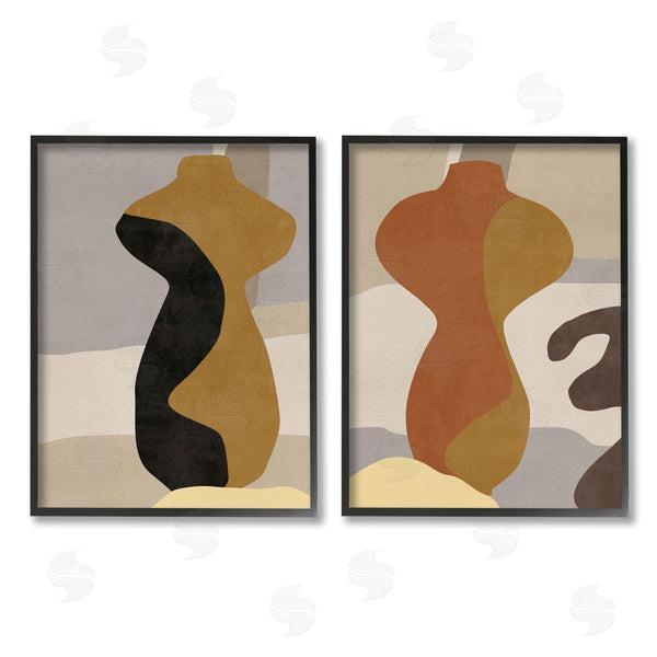 Stupell Industries Melissa Wang | Brown Boho Vases
