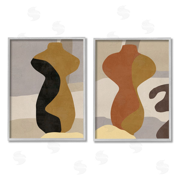 Stupell Industries Melissa Wang | Brown Boho Vases