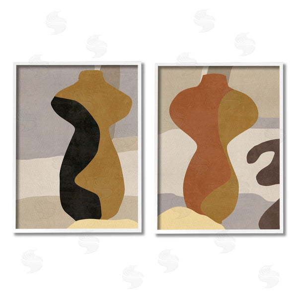 Stupell Industries Melissa Wang | Brown Boho Vases