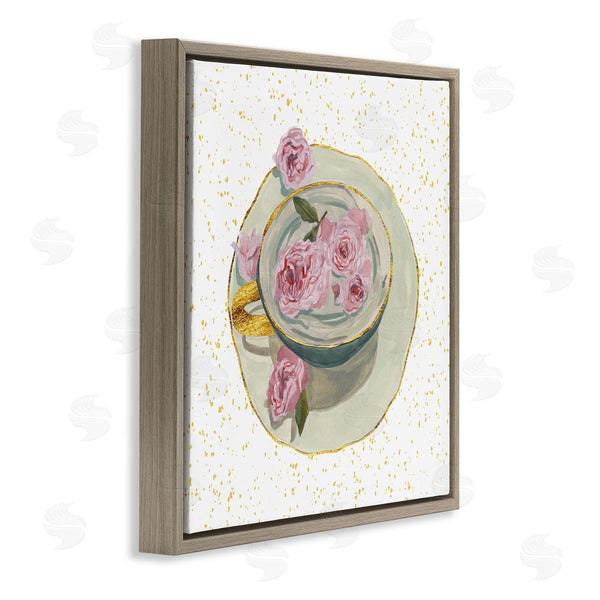 Stupell Industries Melissa Wang | Glam Petals Teacup
