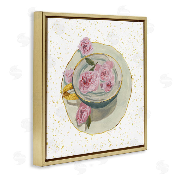 Stupell Industries Melissa Wang | Glam Petals Teacup