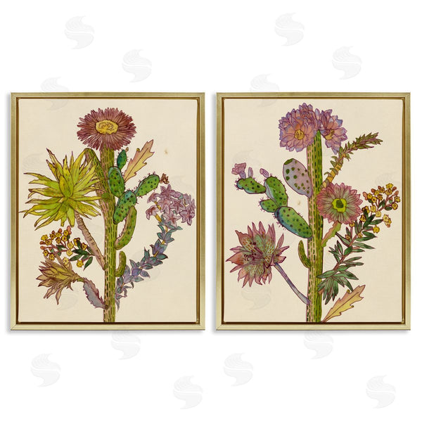 Stupell Industries Melissa Wang | Neon Blooms Cacti