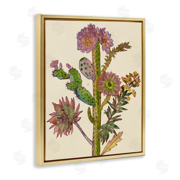 Stupell Industries Melissa Wang | Neon Blooms Cactus