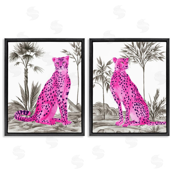 Stupell Industries Melissa Wang | Neon Pink Leopard