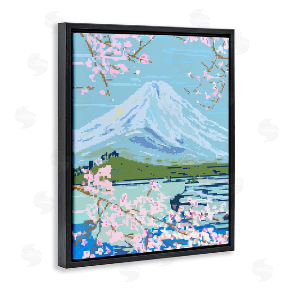 Stupell Industries Melissa Wang | Pixel Mount Fuji