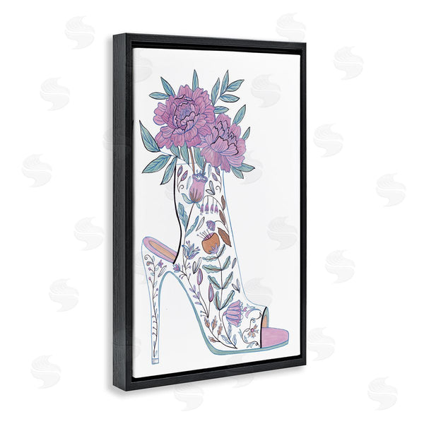 Stupell Industries Melissa Wang | Shoe With Bouquet