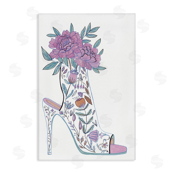 stupell industries Melissa Wang | Shoe with Bouquet