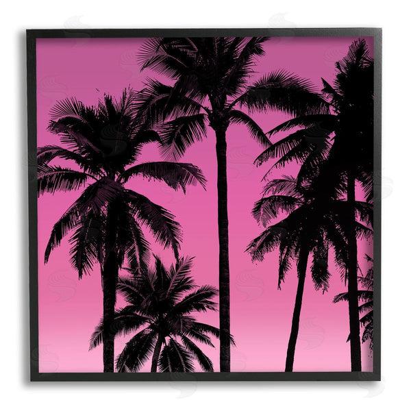 Stupell Industries Mia Jensen | Palm Trees & Pink Sky