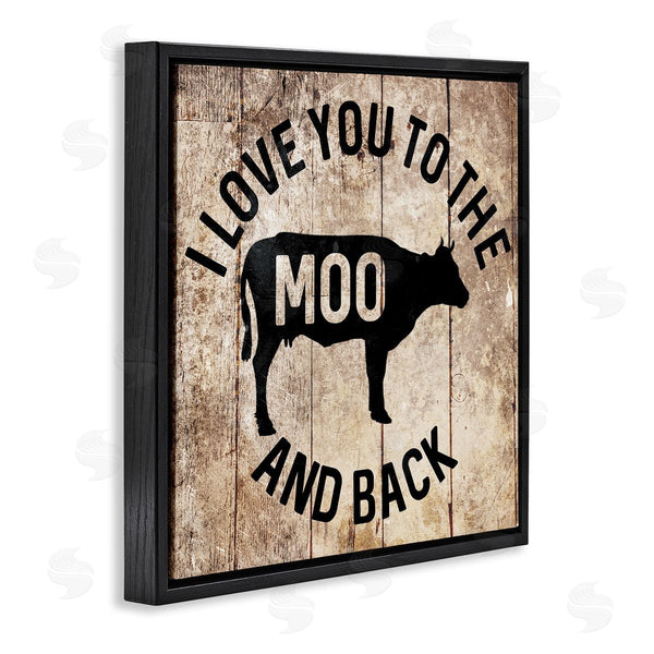 Stupell Industries Milli Villa | Moo & Back Funny Cow