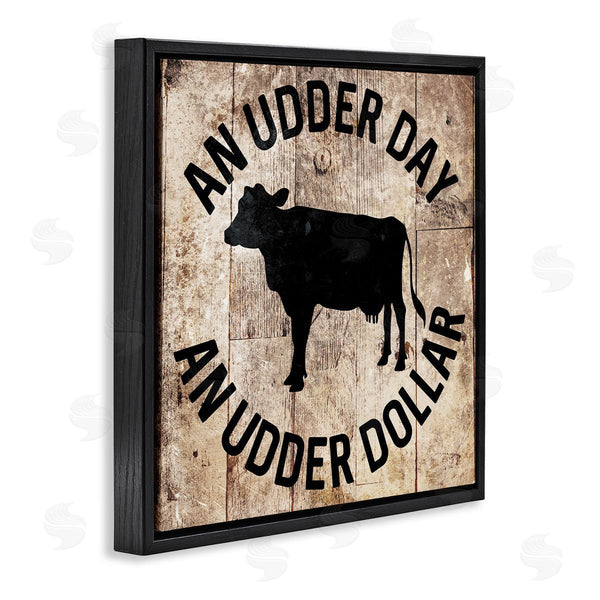 Stupell Industries Milli Villa | Udder Day Funny Cow