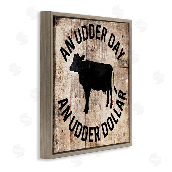Stupell Industries Milli Villa | Udder Day Funny Cow