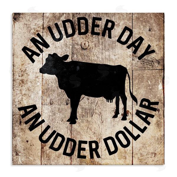 stupell industries Milli Villa | Udder Day Funny Cow