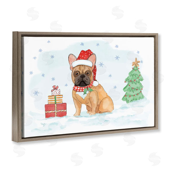 Stupell Industries Mollie B. | Holiday Dog In Snow