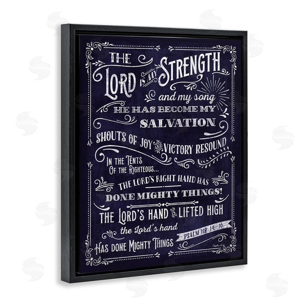 Stupell Industries Mollie B. | Lord Is My Strength