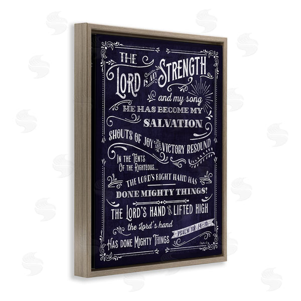 Stupell Industries Mollie B. | Lord Is My Strength