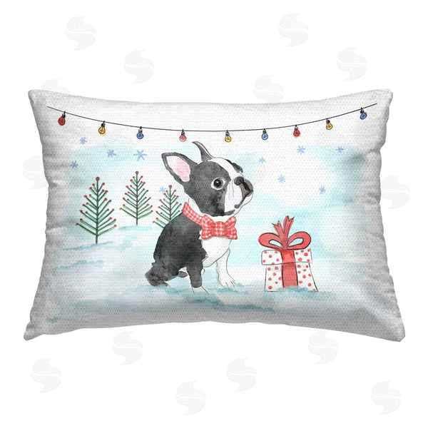 Stupell Industries Mollie B. | Snowy Boston Terrier