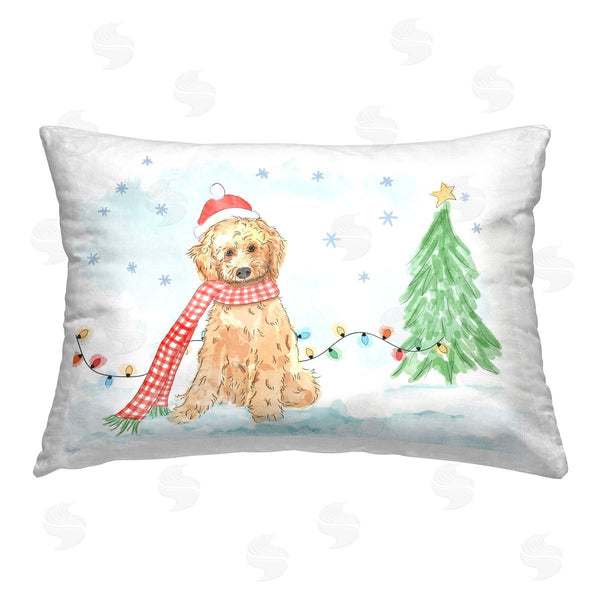 stupell industries Mollie B. | Snowy Dog Scenery