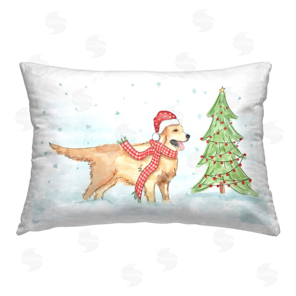 stupell industries Mollie B. | Snowy Labrador Scene