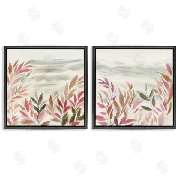 Stupell Industries Mona Grace | Leafy Muted Subtlety