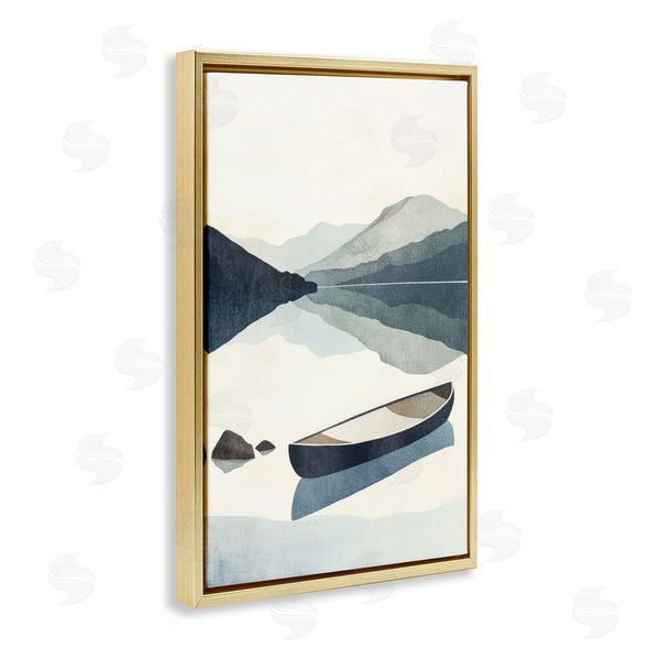 Stupell Industries Mona Grace | Silent Shore Canoe