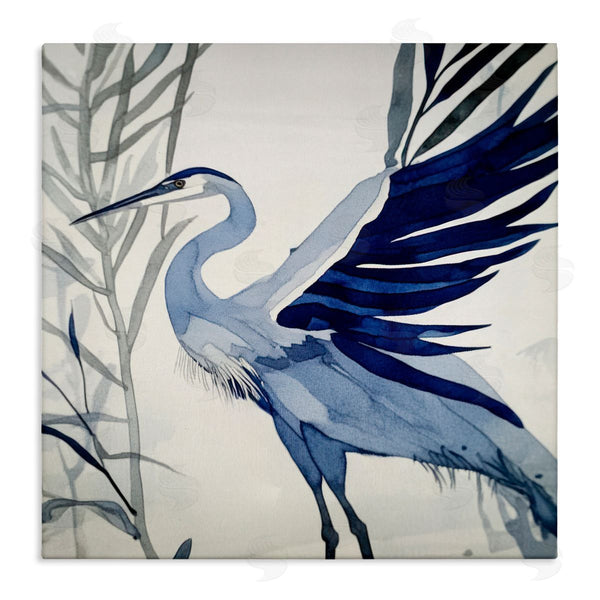 stupell industries Mona Grace | Whimsical Blue Heron