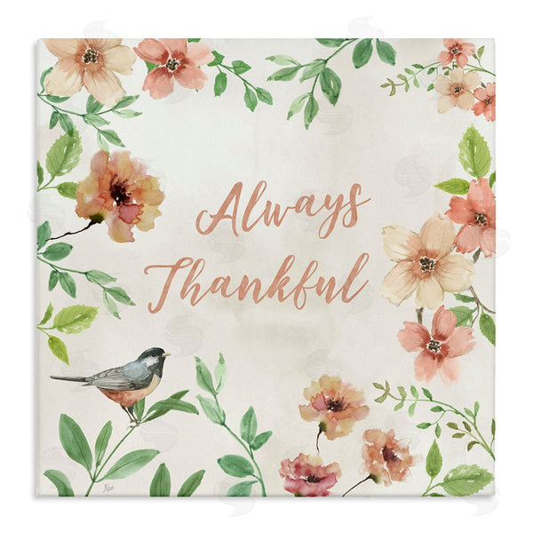 stupell industries Nan | Always Thankful Floral