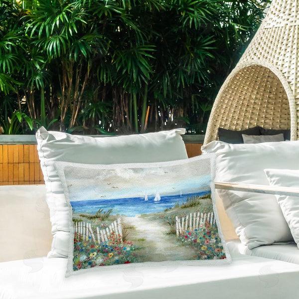 Stupell Industries Nan | Beach Flower Garden