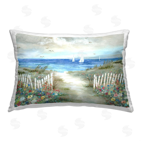 stupell industries Nan | Beach Flower Garden