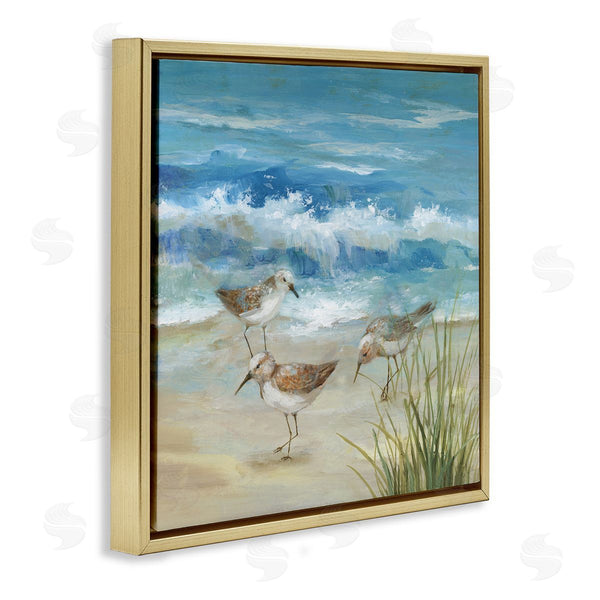 Stupell Industries Nan | Beach Sandpiper Gathering