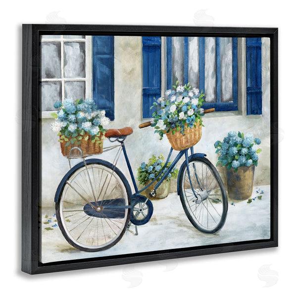 Stupell Industries Nan | Bicycle & Cottage Windows