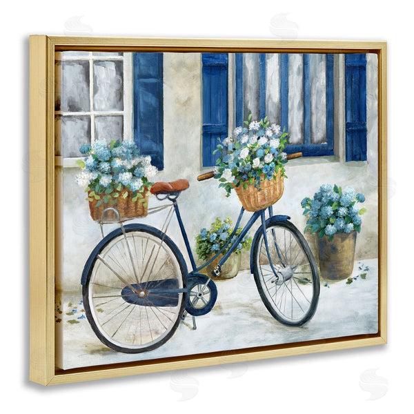 Stupell Industries Nan | Bicycle & Cottage Windows
