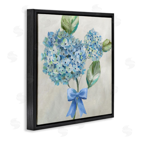 Stupell Industries Nan | Blue Bow Hydrangea Beauty