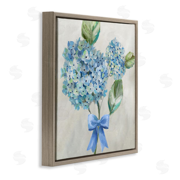 Stupell Industries Nan | Blue Bow Hydrangea Beauty