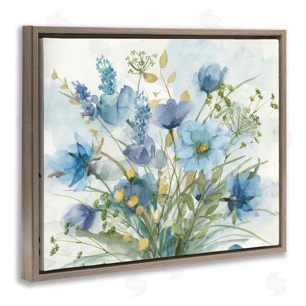 Stupell Industries Nan | Blue Toned Wild Flowers