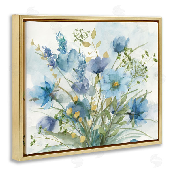 Stupell Industries Nan | Blue Toned Wild Flowers