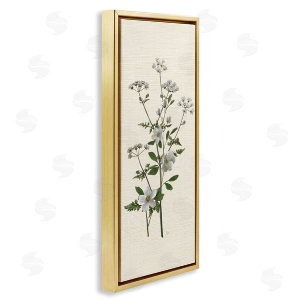 Stupell Industries Nan | Budding Floral Herbs Sprig