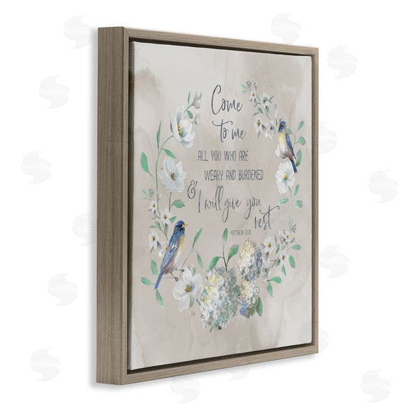 Stupell Industries Nan | Comforting Proverb & Wreath