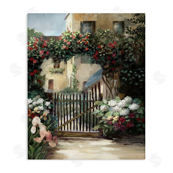 stupell industries Nan | Courtyard Gate with Florals
