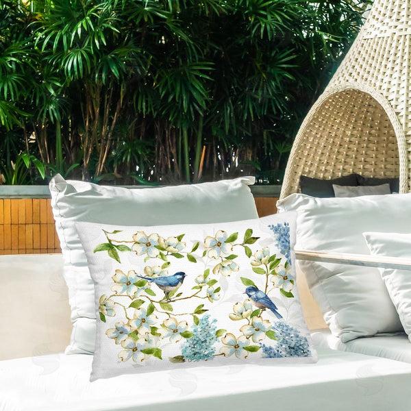 Stupell Industries Nan | Dogwood & Bluebirds