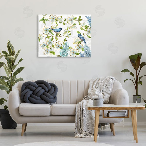 Stupell Industries Nan | Dogwood & Bluebirds Wall Art