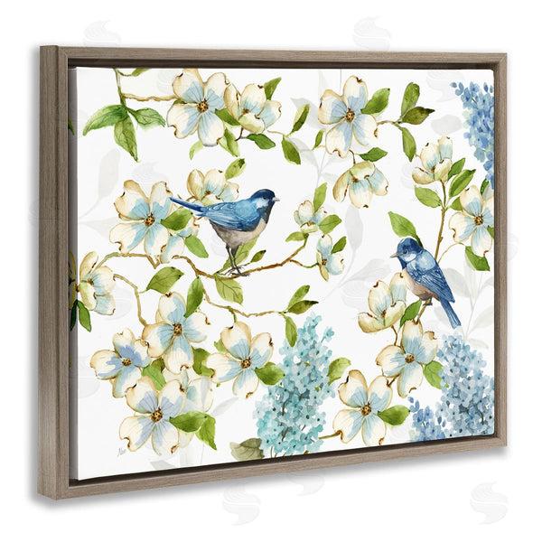 Stupell Industries Nan | Dogwood & Bluebirds Wall Art